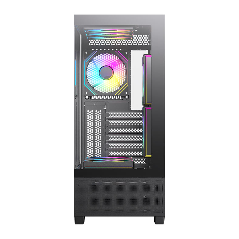 Gabinete Gamer Acegeek Echo, Mid-Tower, Lateral De Vidro, Preto, AG-ECHO-BK - miniatura 3