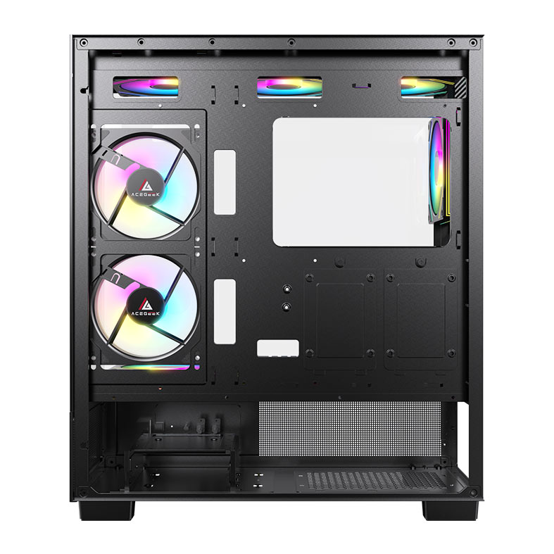 Gabinete Gamer Acegeek Echo, Mid-Tower, Lateral De Vidro, Preto, AG-ECHO-BK - miniatura 7