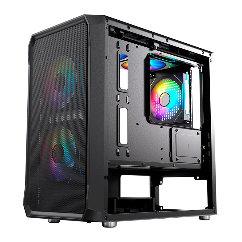 Gabinete Gamer Acegeek Eclipse M350, Mid-Tower, Lateral de Vidro, Preto, AG-ECLIPSE-M350-BK - miniatura 8