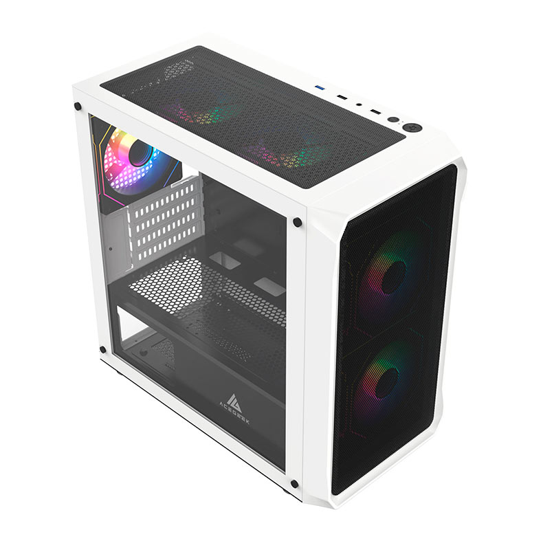 Gabinete Gamer Acegeek Eclipse M350, Mid-Tower, Lateral de Vidro, Branco, AG-ECLIPSE-M350-WH - miniatura 5
