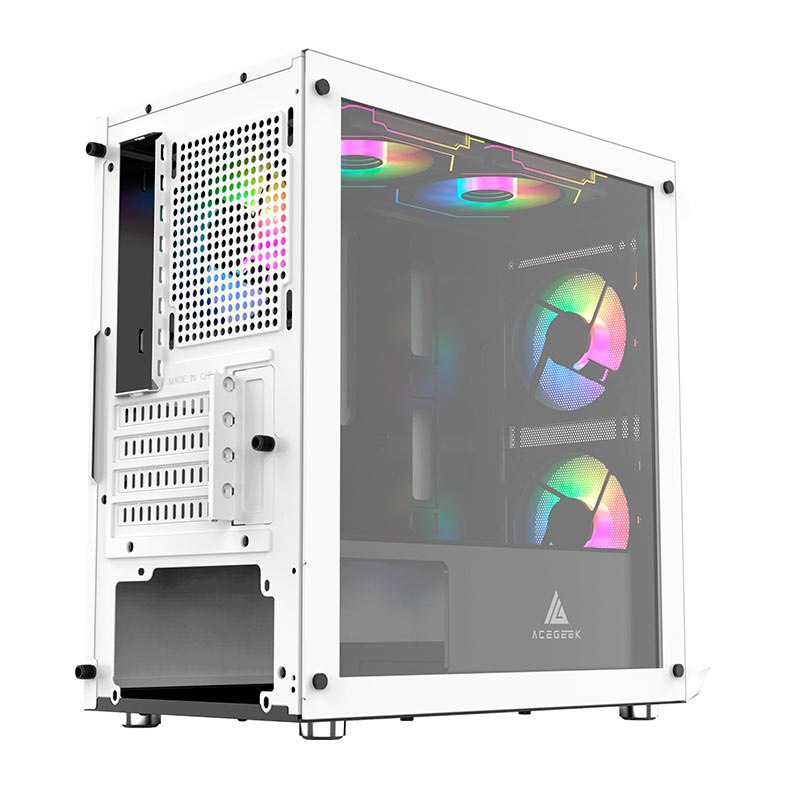 Gabinete Gamer Acegeek Eclipse M350, Mid-Tower, Lateral de Vidro, Branco, AG-ECLIPSE-M350-WH - miniatura 10