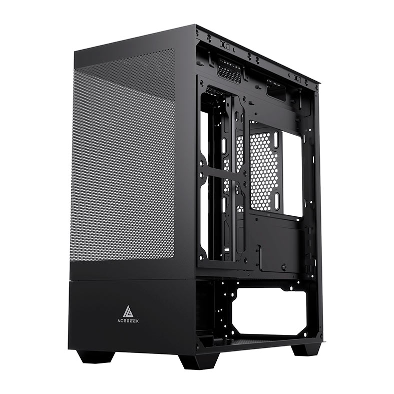 Gabinete Gamer Acegeek Elysium, Mid-Tower, Lateral de Vidro, Preto, AG-ELYSIUM-BK - miniatura 6