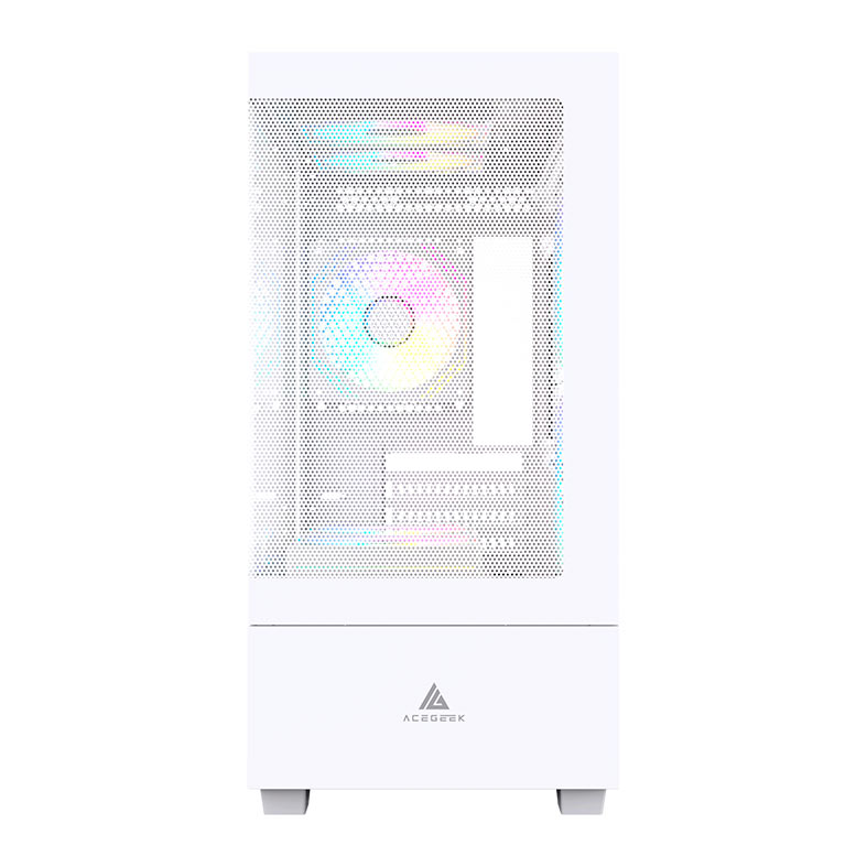 Gabinete Gamer Acegeek Elysium, Mid-Tower, Lateral de Vidro, Branco, AG-ELYSIUM-WH - miniatura 6