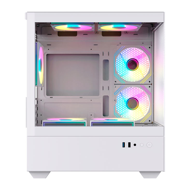 Gabinete Gamer Acegeek Elysium, Mid-Tower, Lateral de Vidro, Branco, AG-ELYSIUM-WH - miniatura 7