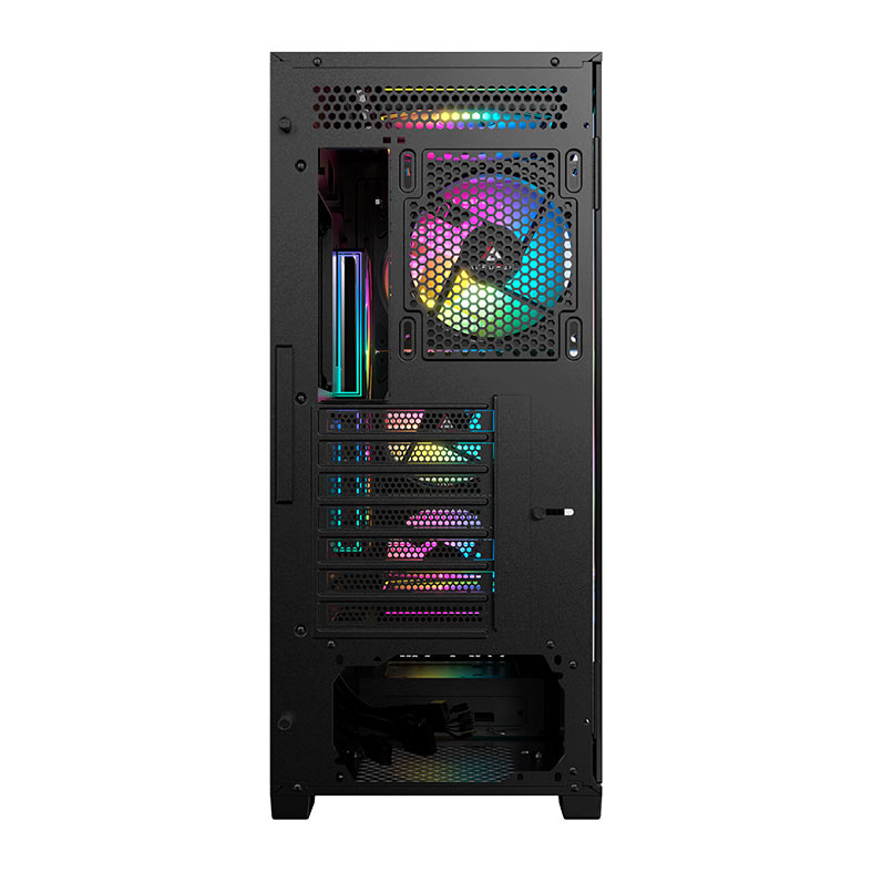 Gabinete Gamer Acegeek Flipped-M, Mid-Tower, Lateral de Vidro, Preto, AG-FLIPPED-M-BK - miniatura 11