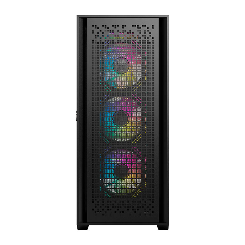 Gabinete Gamer Acegeek Flipped-M, Mid-Tower, Lateral de Vidro, Preto, AG-FLIPPED-M-BK - miniatura 3