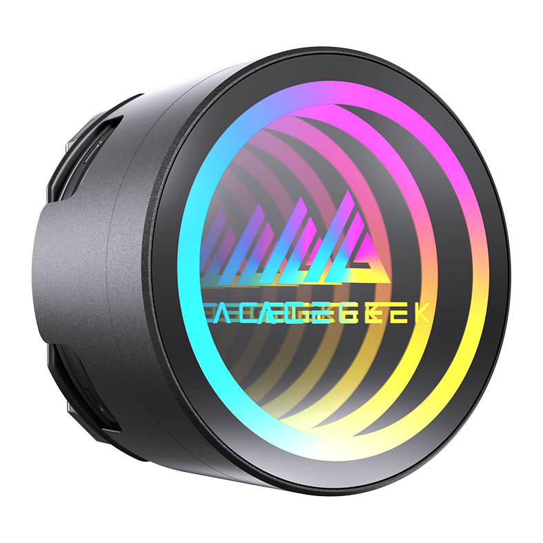 Water Cooler Acegeek FrostWorld, ARGB, 360mm, Preto, AG-FROSTWORLD360-BK - miniatura 9