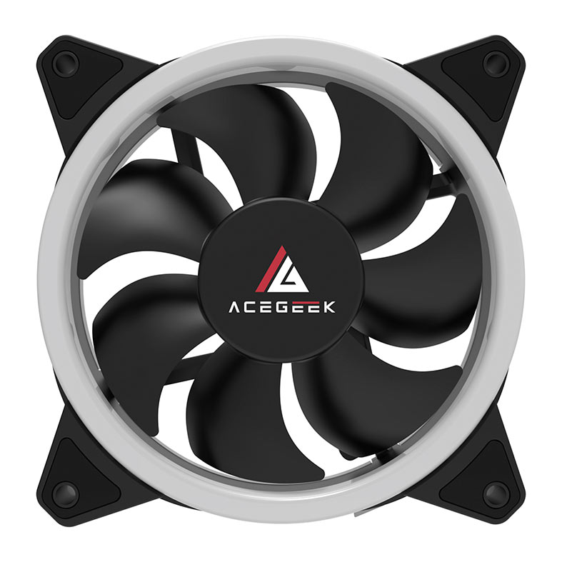 Kit Ventoinha Acegeek Galaxy, 5x120mm, ARGB, Com Controladora, AG-GALAXY5X1-BK - miniatura 6