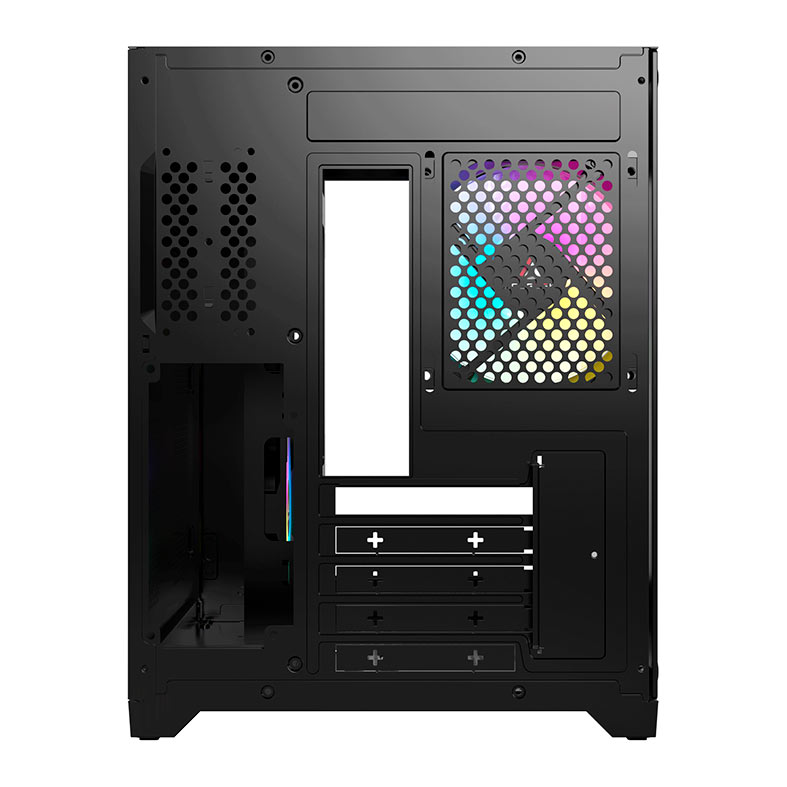 Gabinete Gamer Acegeek Gimli, Rainbow, Mid-Tower, Lateral de Vidro, Com 3 Fans, Preto, AG-GIMLI-BK-3F - miniatura 11