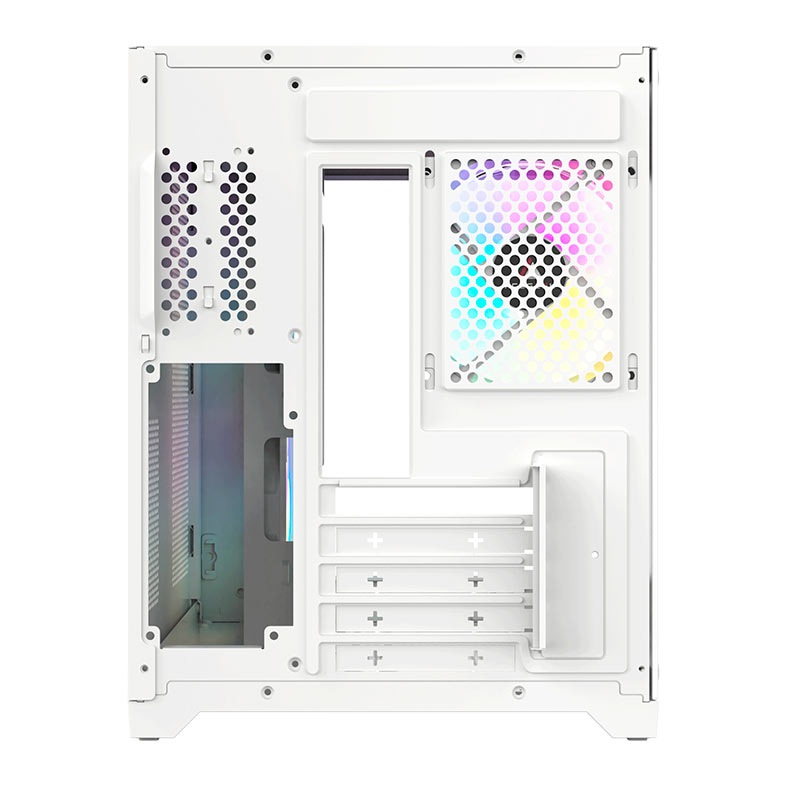Gabinete Gamer Acegeek Gimli, Rainbow, Mid-Tower, Lateral de Vidro, Com 3 Fans, Branco, AG-GIMLI-WH-3F - miniatura 11