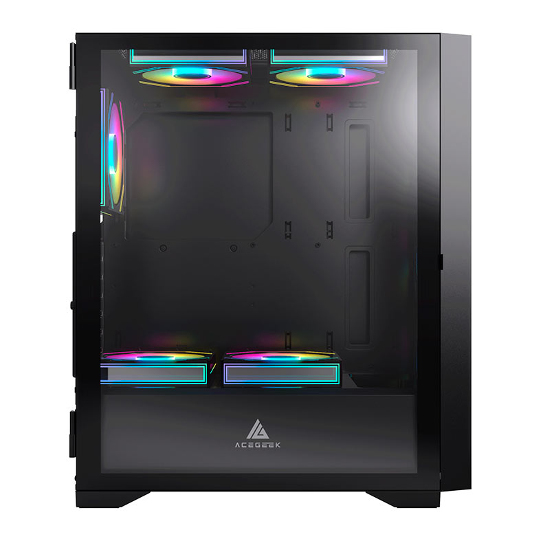 Gabinete Gamer Acegeek Guardian D441, Mid-Tower, Lateral de Vidro, Preto, AG-GUARDIAN-D441-BK - miniatura 6