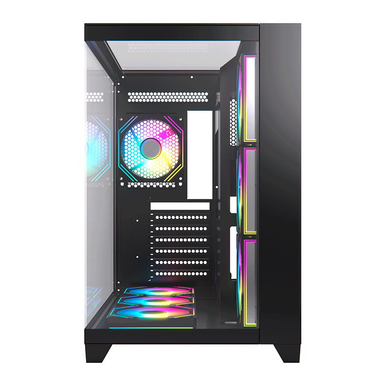 Gabinete Gamer Acegeek Horizon, Mid-Tower, Lateral de Vidro, Preto, AG-HORIZON-BK - miniatura 6