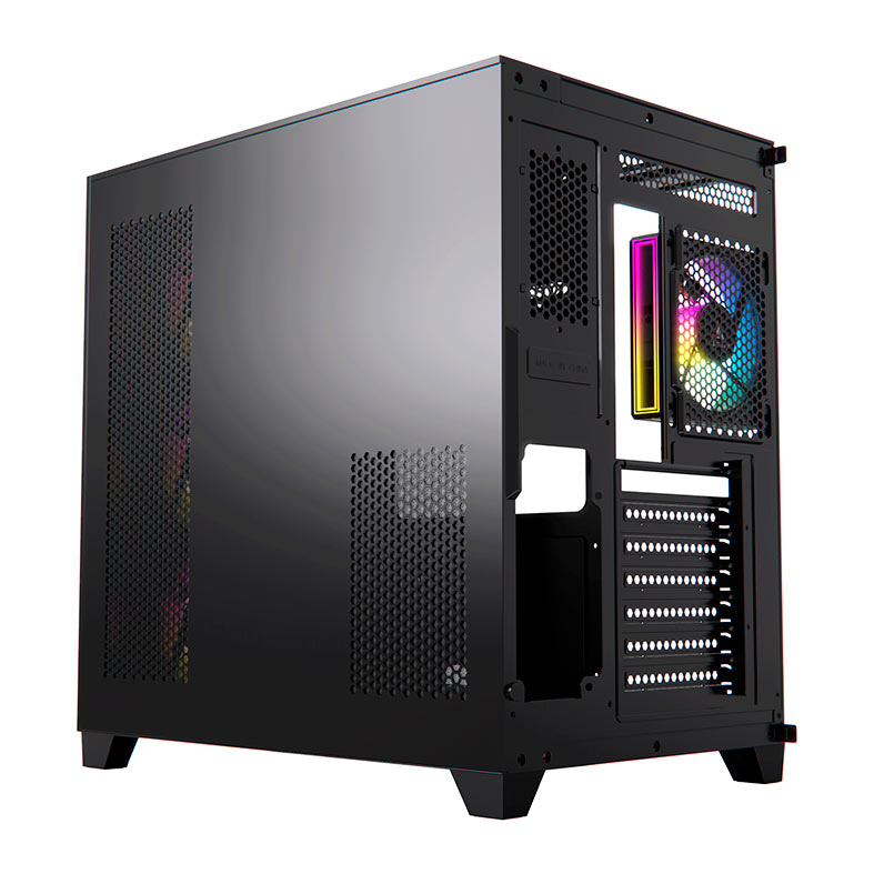 Gabinete Gamer Acegeek Horizon, Mid-Tower, Lateral de Vidro, Preto, AG-HORIZON-BK - miniatura 11