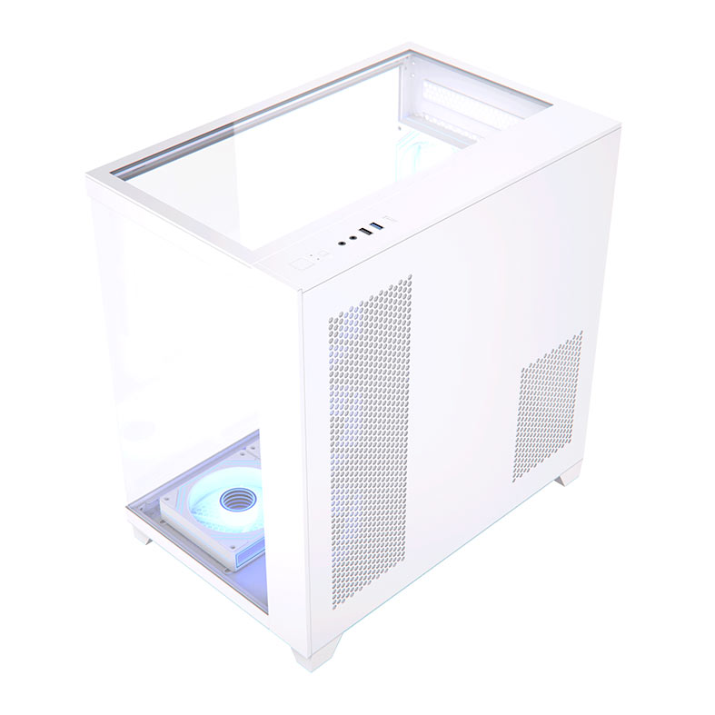 Gabinete Gamer Acegeek Horizon, Mid-Tower, Lateral de Vidro, Com 7 Fans, Branco, AG-HORIZON-WH-I7F - miniatura 6