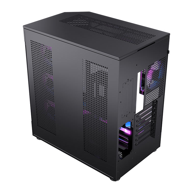 Gabinete Gamer Acegeek Icecube, Mid-Tower, Lateral de Vidro, Preto, AG-ICECUBE-BK - miniatura 9