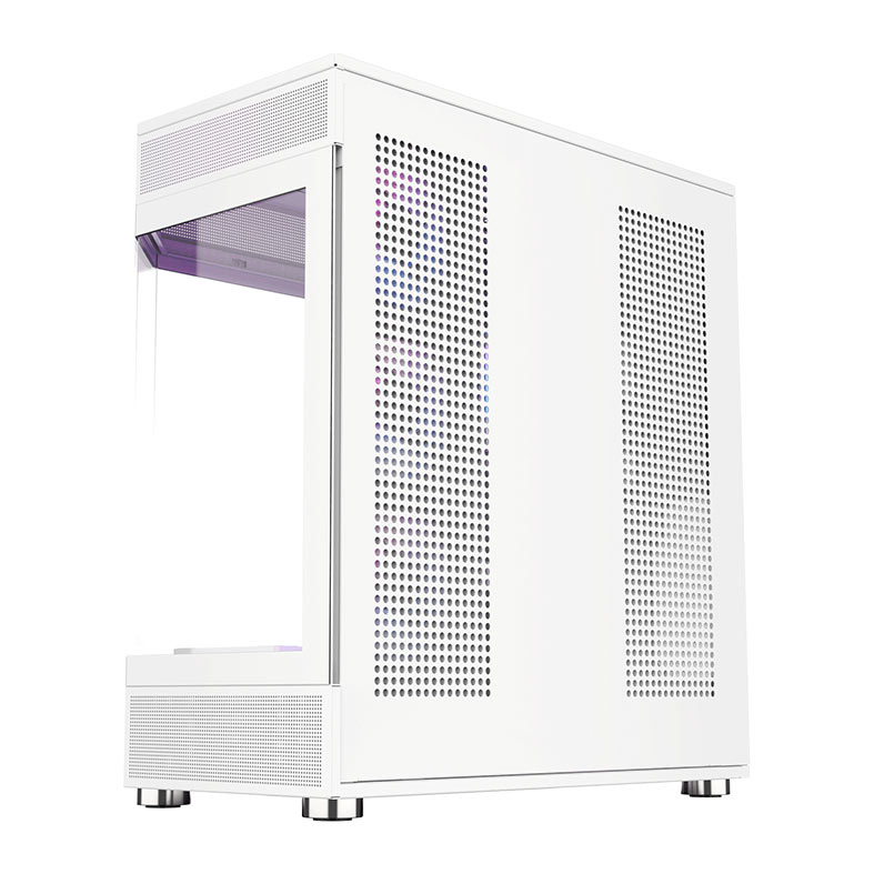 Gabinete Gamer Acegeek Icecube, Mid-Tower, Lateral de Vidro, Branco, AG-ICECUBE-WH - miniatura 7