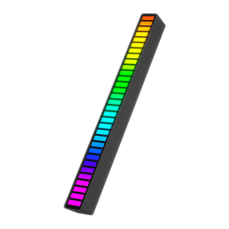 Barra de luzes de nivel para Musica Acegeek Light, RGB, Black, AG-LIGHT-BK - miniatura 7