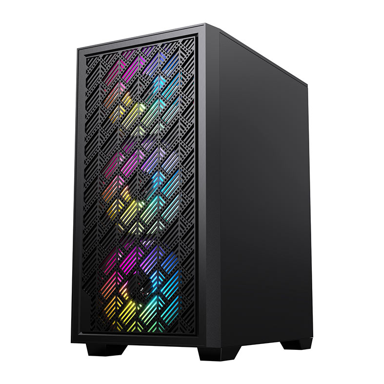 Gabinete Gamer Acegeek Matrix, Mini-Tower, Lateral de Vidro, Preto, AG-MATRIX-BK - miniatura 4