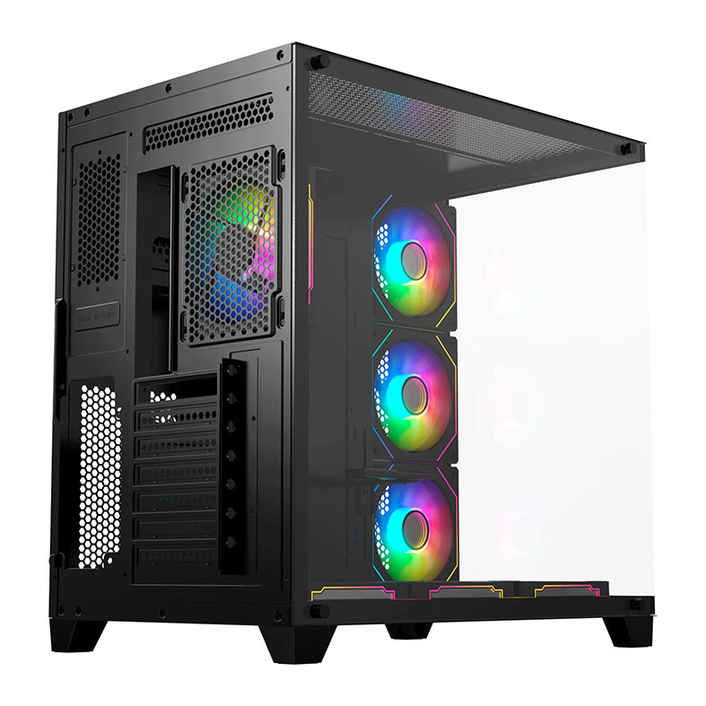 Gabinete Gamer Acegeek Mercury R425, Mid-Tower, Lateral de Vidro, Preto, AG-MERCURY-R425-BK - miniatura 11