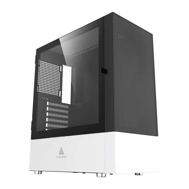 Gabinete Gamer Acegeek Mirage Mesh, Mid-Tower, Lateral de Vidro, Preto, AG-MIRAGE-MESH-BK - miniatura 3