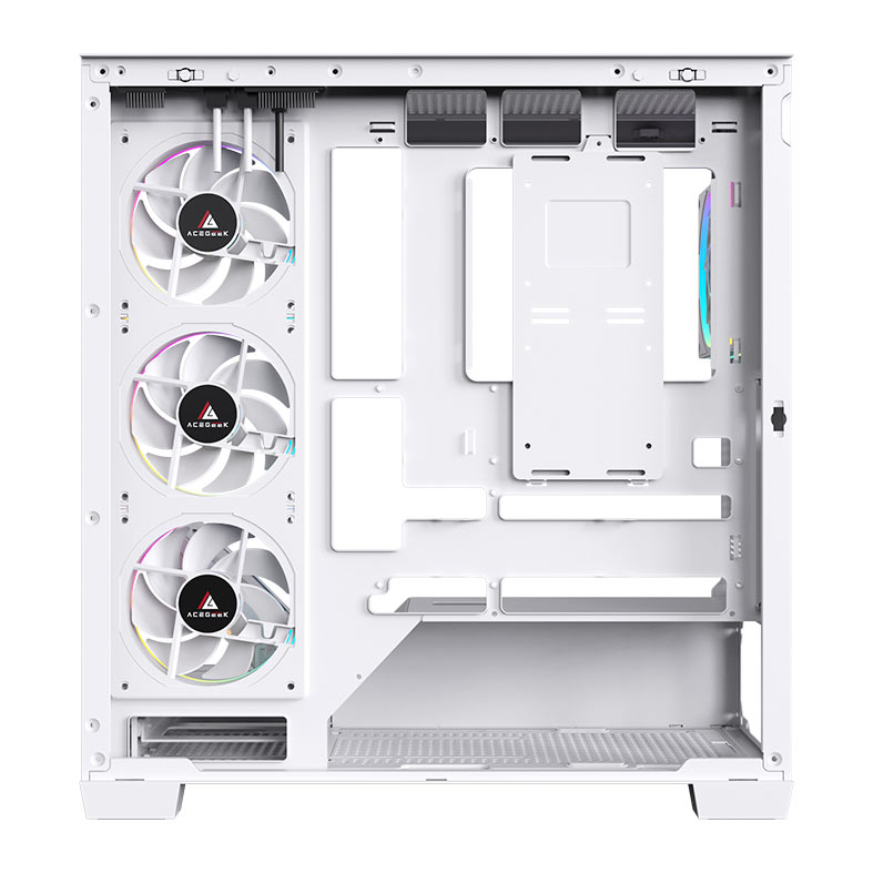 Gabinete Gamer Acegeek Nebula, Mid-Tower, Lateral de Vidro, Branco, AG-NEBULA-WH - miniatura 8