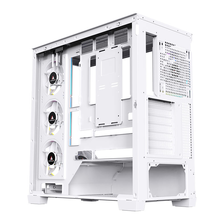 Gabinete Gamer Acegeek Nebula, Mid-Tower, Lateral de Vidro, Branco, AG-NEBULA-WH - miniatura 9