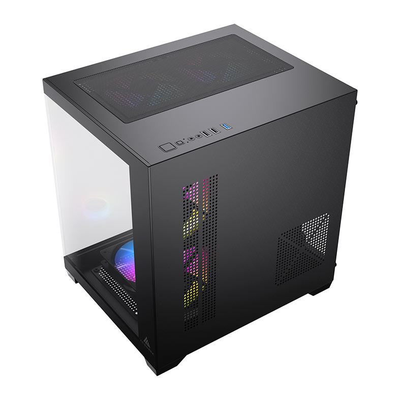 Gabinete Gamer Acegeek Neptune, Mid-Tower, Lateral de Vidro, Preto, AG-NEPTUNE-BK - miniatura 7