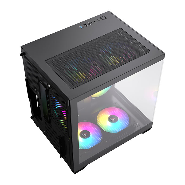Gabinete Gamer Acegeek Neptune, Mid-Tower, Lateral de Vidro, Preto, AG-NEPTUNE-BK - miniatura 10