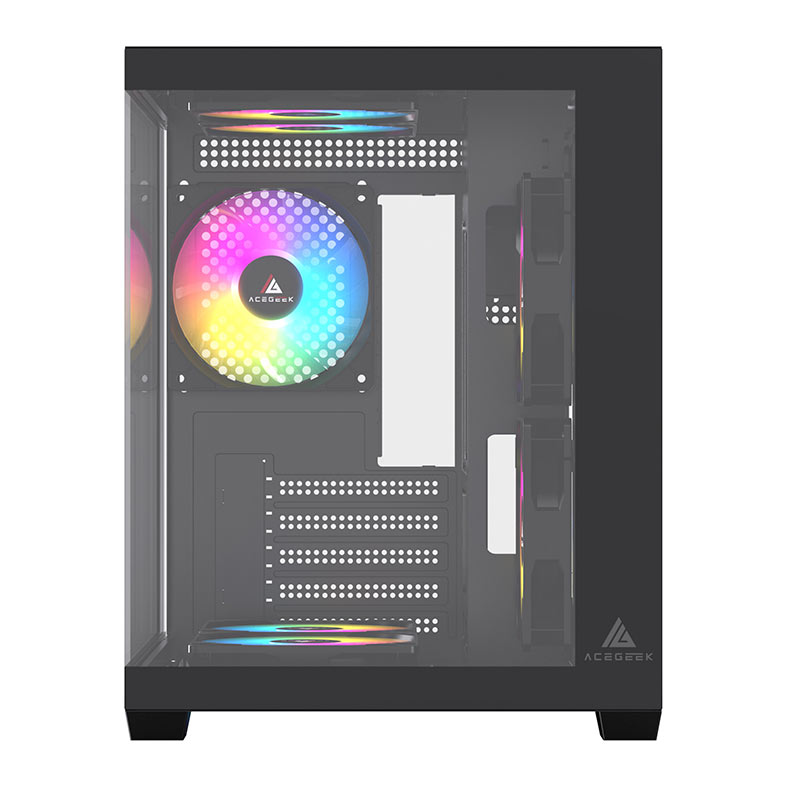 Gabinete Gamer Acegeek Neptune, Mid-Tower, Lateral de Vidro, Preto, AG-NEPTUNE-BK - miniatura 5