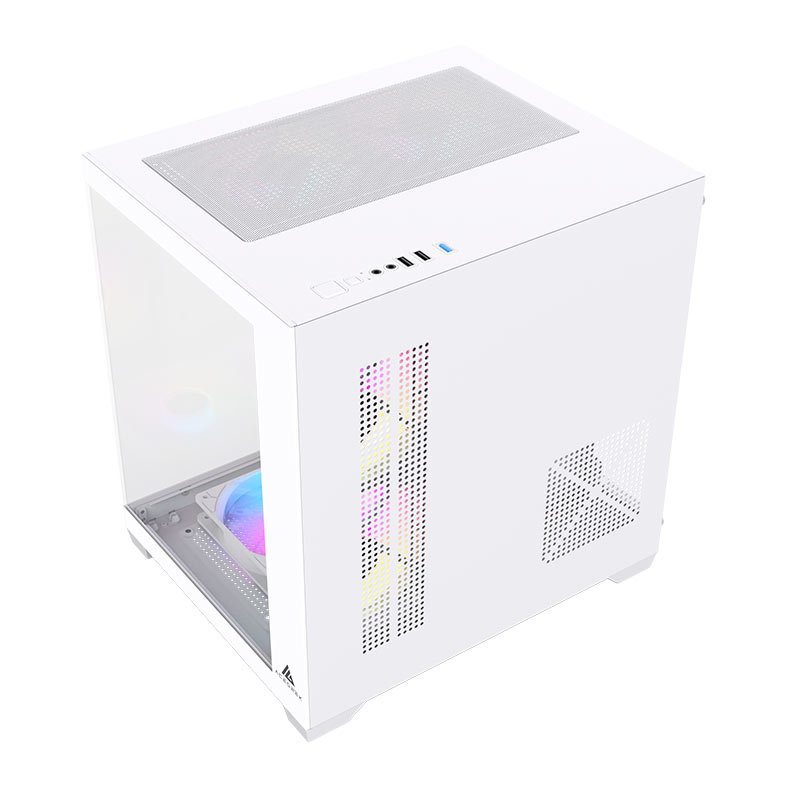 Gabinete Gamer Acegeek Neptune, Mid-Tower, Lateral de Vidro, Branco, AG-NEPTUNE-WH - miniatura 6