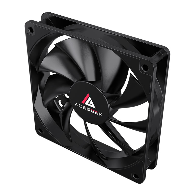 Ventoinha Acegeek Nocturn, 120mm, Preto, AG-NOCTURN-BK - miniatura 6