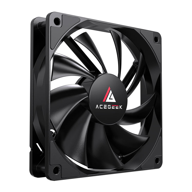Ventoinha Acegeek Nocturn, 120mm, Preto, AG-NOCTURN-BK - miniatura 3
