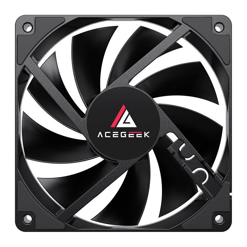 Ventoinha Acegeek Nocturn, 120mm, Preto, AG-NOCTURN-BK - miniatura 10