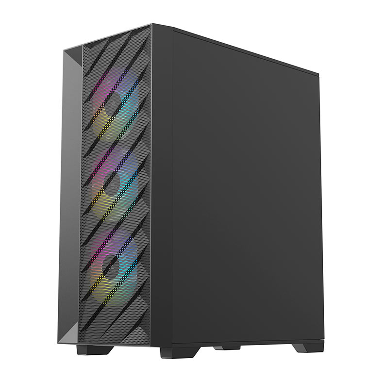 Gabinete Gamer Acegeek Nova C410 Mesh, Mid-Tower, Lateral de Vidro, Preto, AG-NOVA-C410-BK - miniatura 6