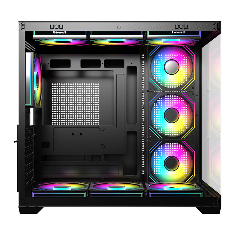 Gabinete Gamer Acegeek Omniview, Mid-Tower, Lateral de Vidro, Preto, AG-OMNIVIEW-BK - miniatura 6