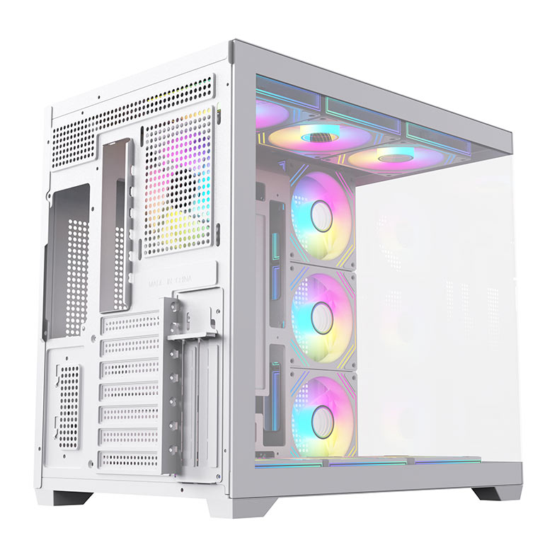 Gabinete Gamer Acegeek Omniview, Mid-Tower, Lateral de Vidro, Branco, AG-OMNIVIEW-WH - miniatura 10