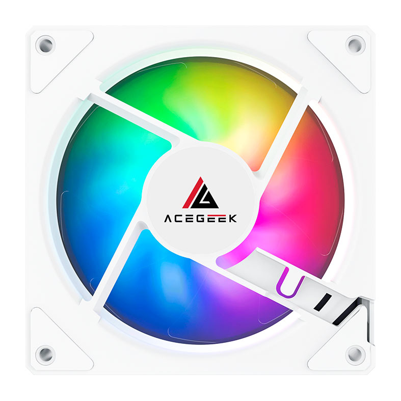 Ventoinha Acegeek Pandora, RGB, 1x120mm, Branco, AG-PANDORA-WH - miniatura 8