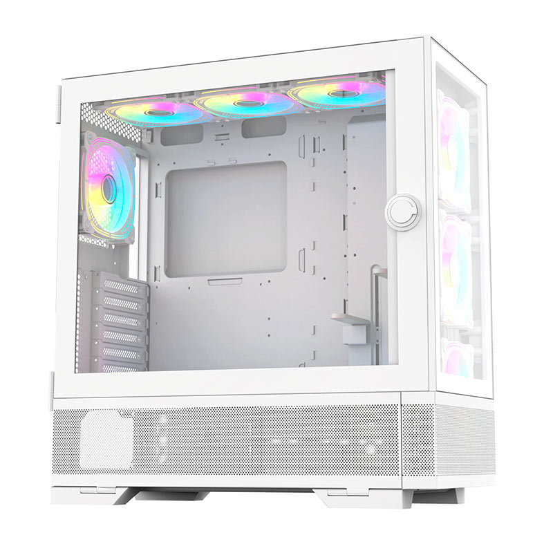 Gabinete Gamer Acegeek Redemption F491 Glass, Full-Tower, Lateral de Vidro, Branco, AG-REDEMPTION-F491-WH - miniatura 6