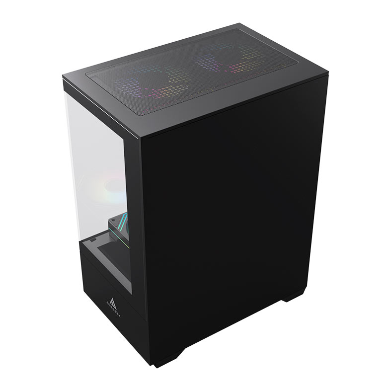 Gabinete Gamer Acegeek Shadow, Mini-Tower, Lateral de Vidro, Preto, AG-SHADOW-BK - miniatura 6