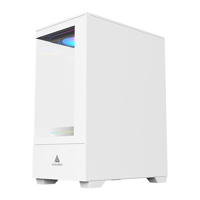 Gabinete Gamer Acegeek Shadow, Mini-Tower, Lateral de Vidro, Branco, AG-SHADOW-WH - miniatura 4
