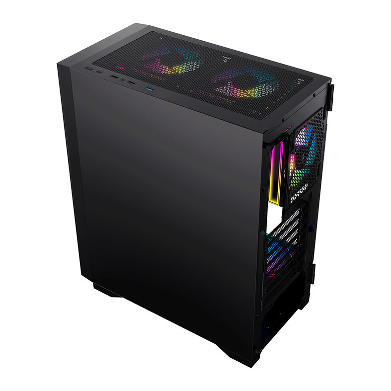 Gabinete Gamer Acegeek Shield D440, Mid-Tower, Lateral de Vidro, Preto, AG-SHIELD-D440-BK - miniatura 10