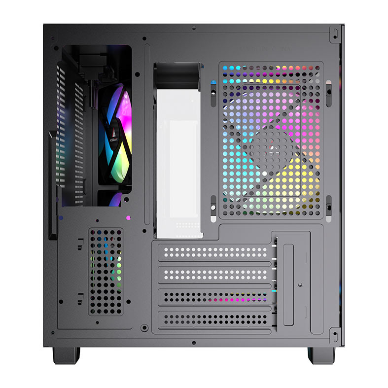 Gabinete Gamer Acegeek Tide, Mid-Tower, Lateral de Vidro, Preto, AG-TIDE-BK - miniatura 11
