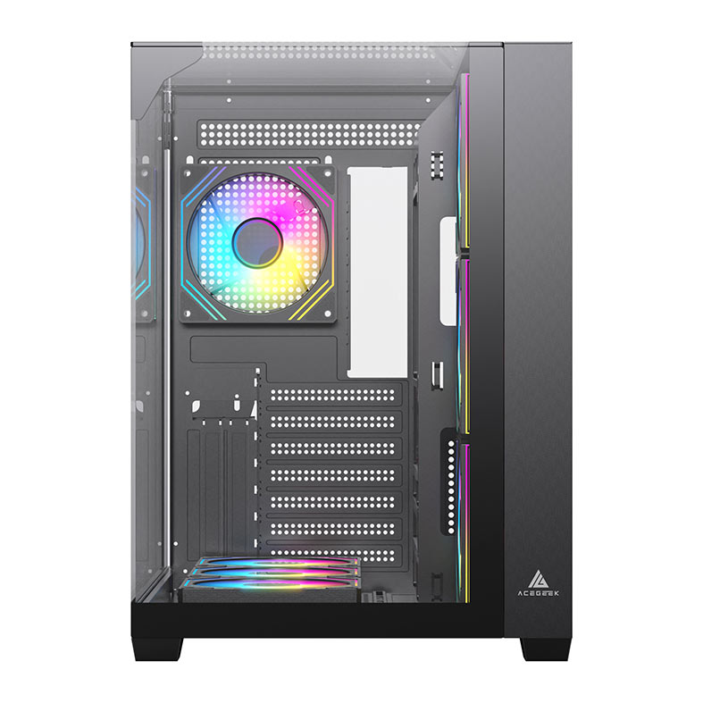 Gabinete Gamer Acegeek Viewmax, Mid-Tower, Lateral de Vidro, Preto, AG-VIEWMAX-BK - miniatura 4