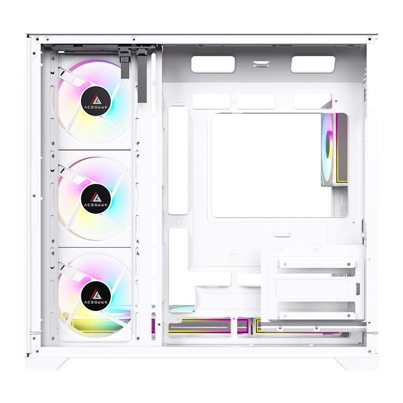 Gabinete Gamer Acegeek Viewmax, Mid-Tower, Lateral de Vidro, Branco, AG-VIEWMAX-WH - miniatura 7
