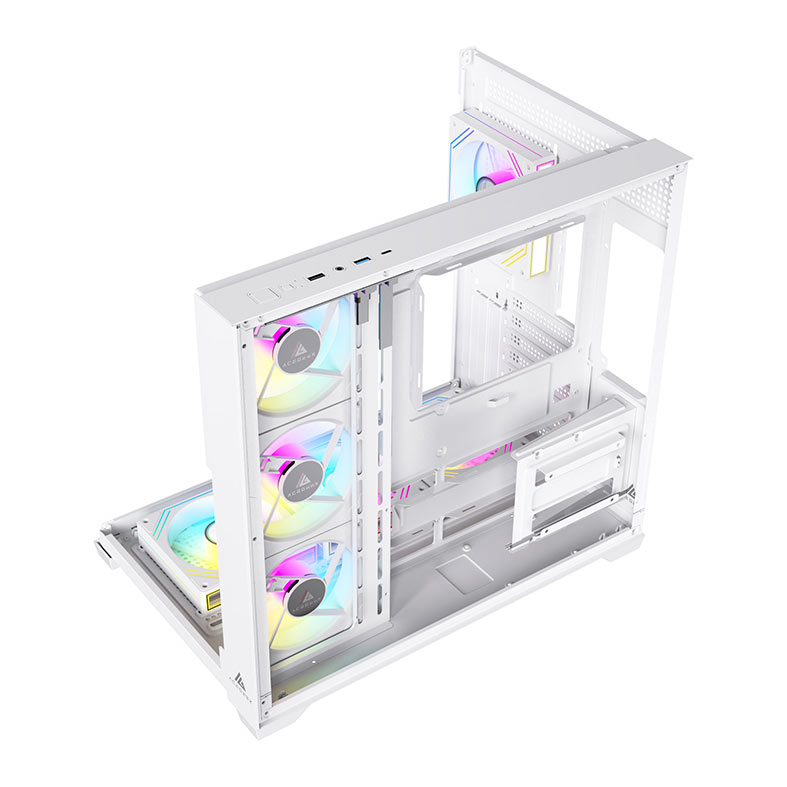 Gabinete Gamer Acegeek Viewmax, Mid-Tower, Lateral de Vidro, Branco, AG-VIEWMAX-WH - miniatura 8