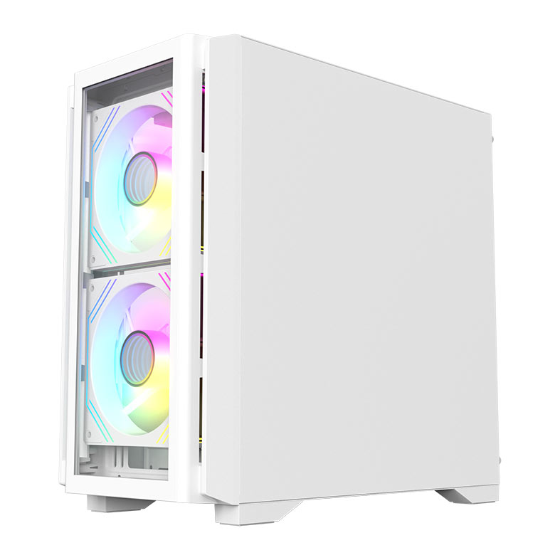 Gabinete Gamer Acegeek Vision M352, Mini-Tower, Lateral de Vidro, Branco, AG-VISION-M352-WH - miniatura 4