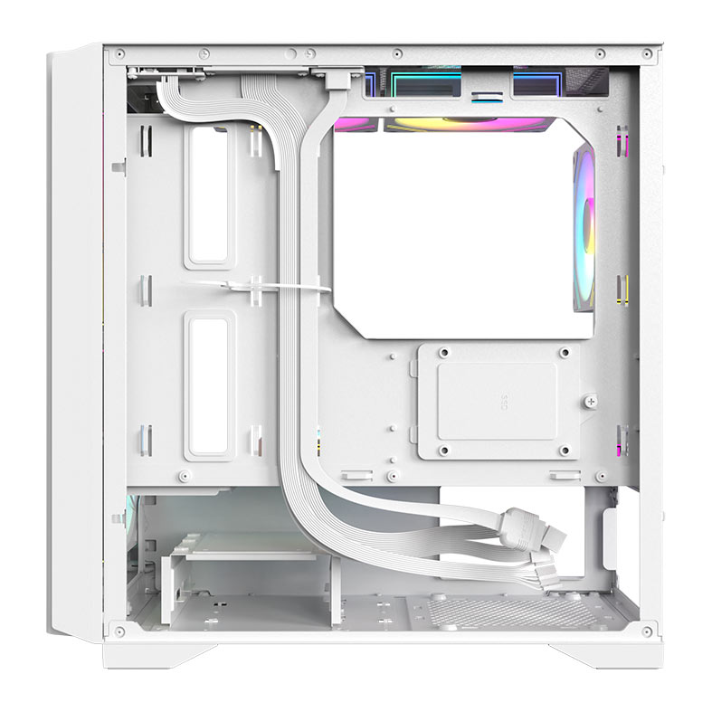 Gabinete Gamer Acegeek Vision M352, Mini-Tower, Lateral de Vidro, Branco, AG-VISION-M352-WH - miniatura 8
