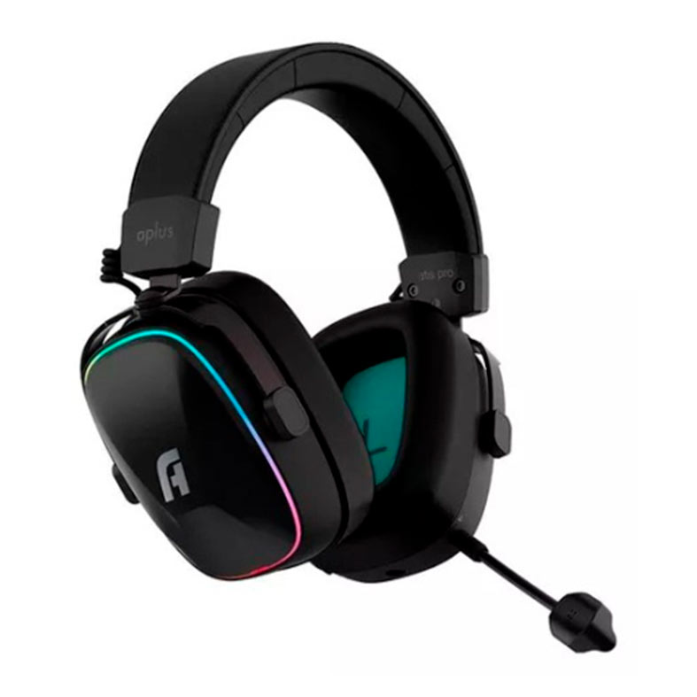 Headset Gamer A+ Plus Atis Pro, RGB, Drivers 50mm, Wireless, Preto, AHW200 - miniatura 4