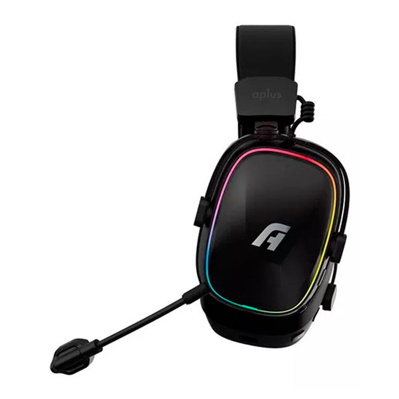 Headset Gamer A+ Plus Atis Pro, RGB, Drivers 50mm, Wireless, Preto, AHW200 - miniatura 5