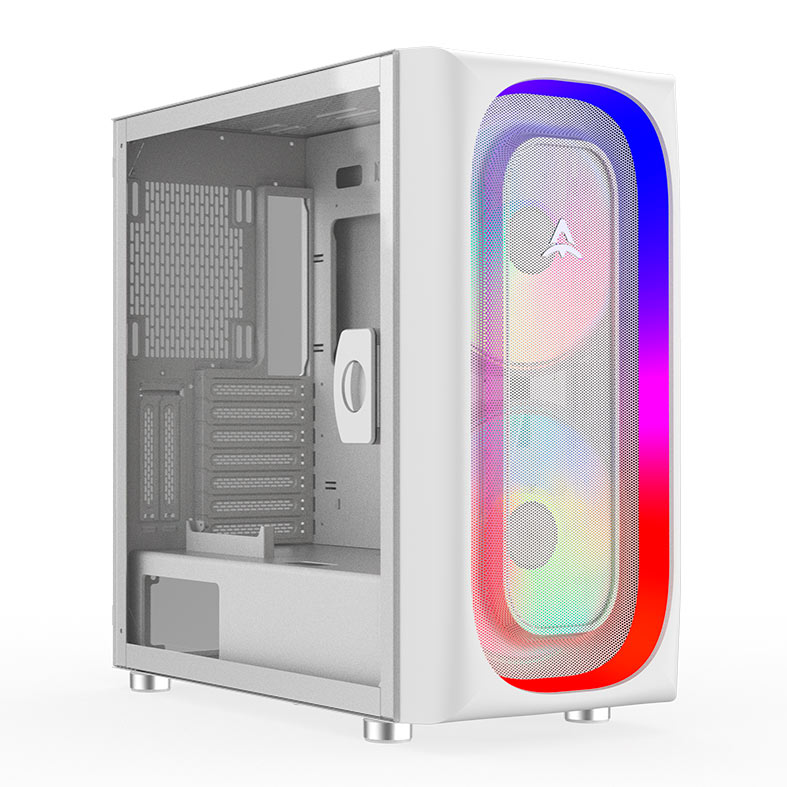 Gabinete Gamer Alseye AI, Full-Tower, Lateral de Vidro, Branco, AI-WH - imagem 1